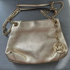 Michael Kors Metallic Gold Shoulder Bag